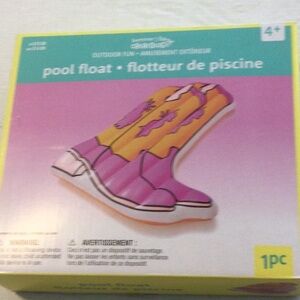 Summer Waves Pink and Yellow Pool Float #